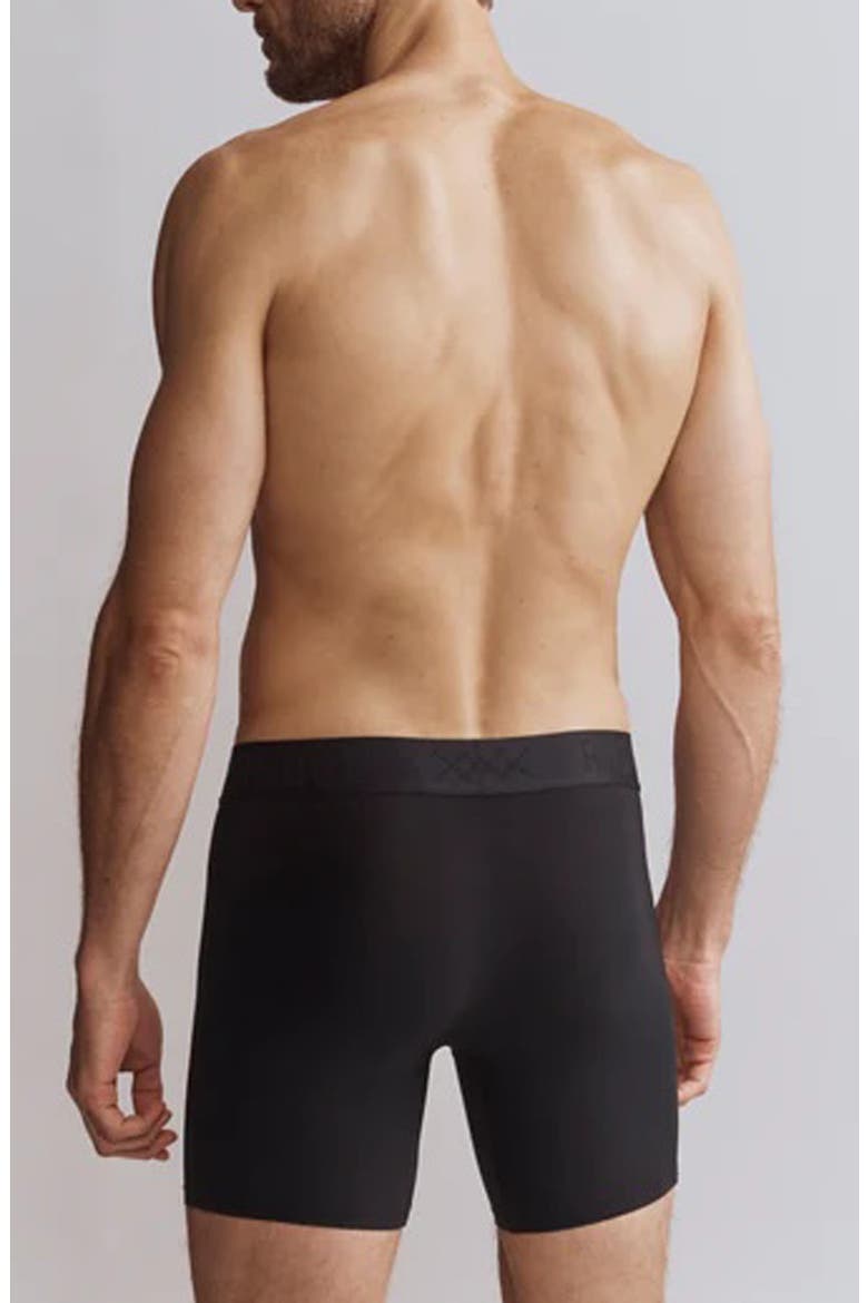 Active C.O.R. 6-Inch Performance Boxer Briefs, Alternate, color, BLACK