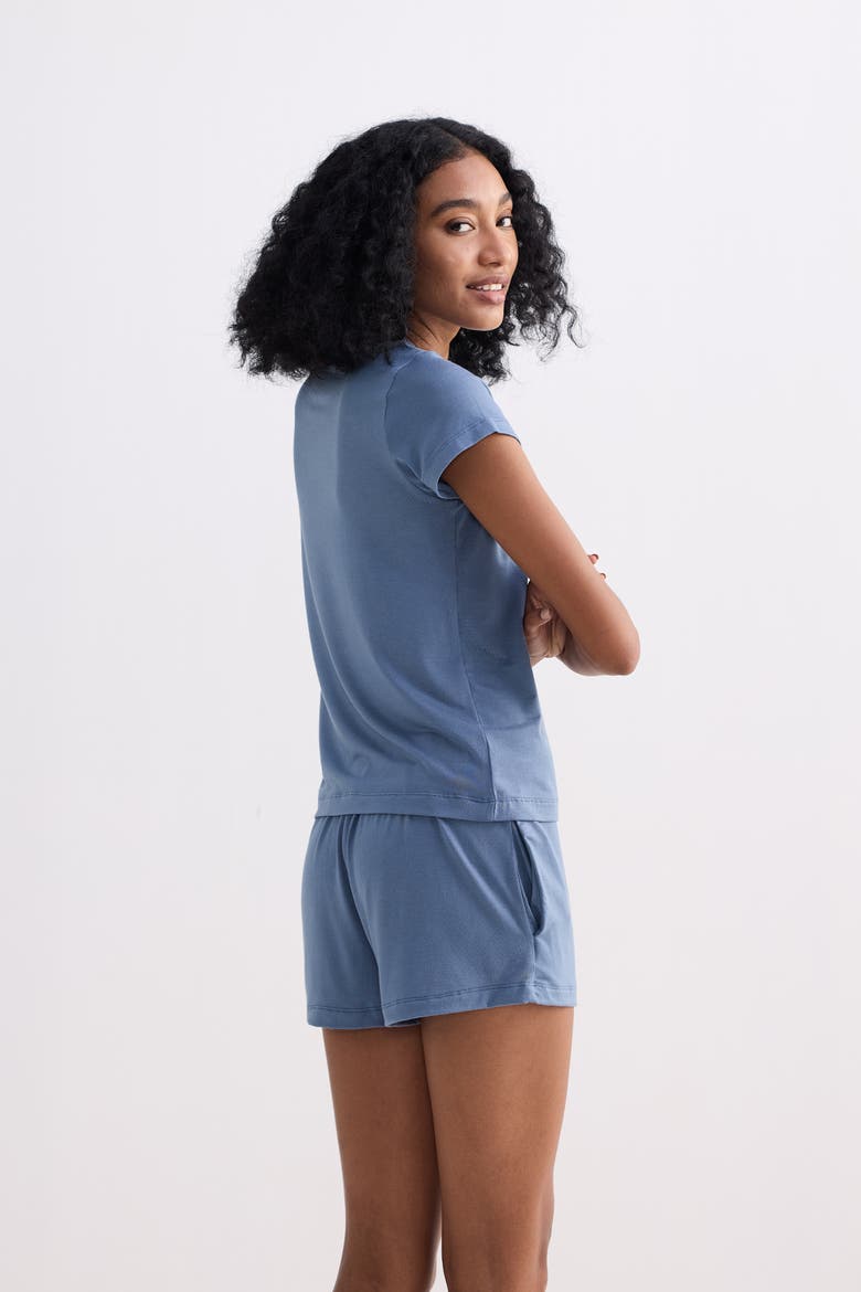 Essential Knit Shorts, Alternate, color, Blue