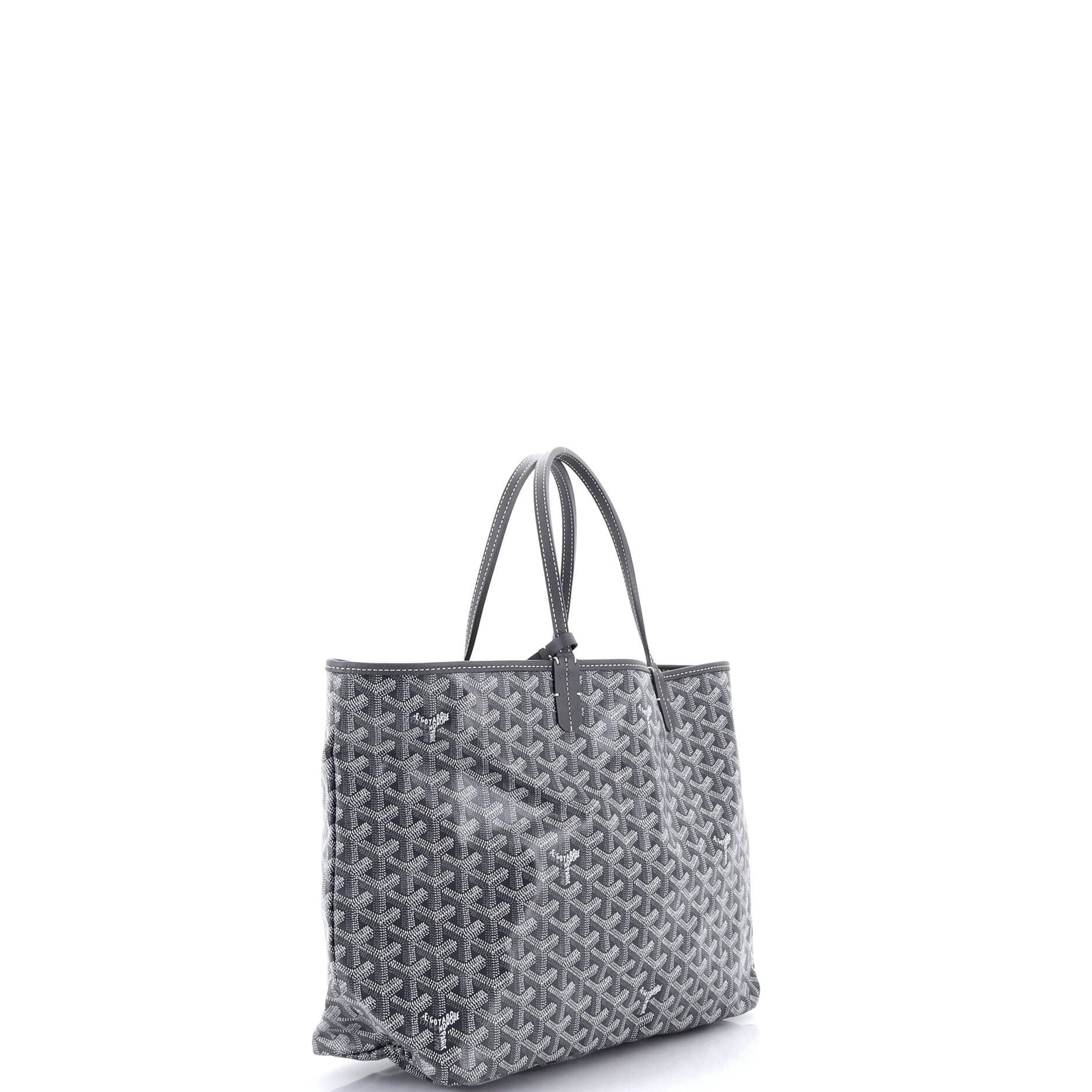 Pre-Owned Goyard Saint Louis Tote Coated Canvas PM, Alternate, color, Gray