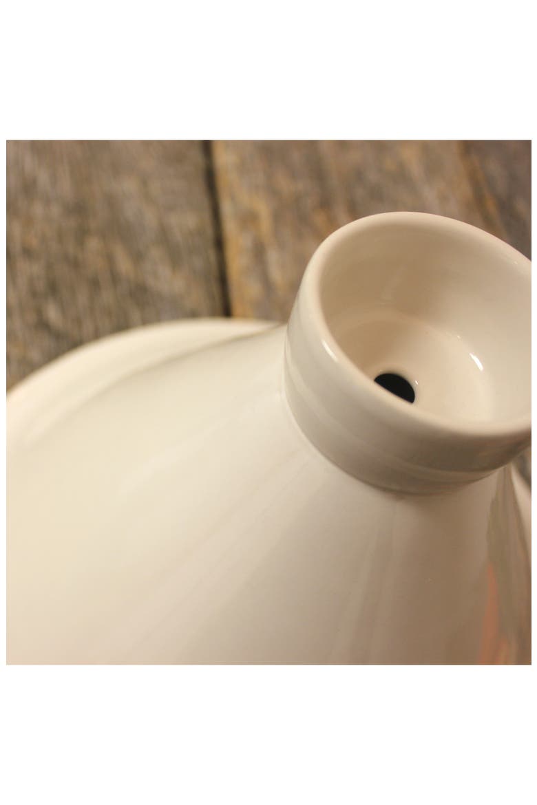 Ron 11.5" Stoneware Tajine Cover, Alternate, color, WHITE