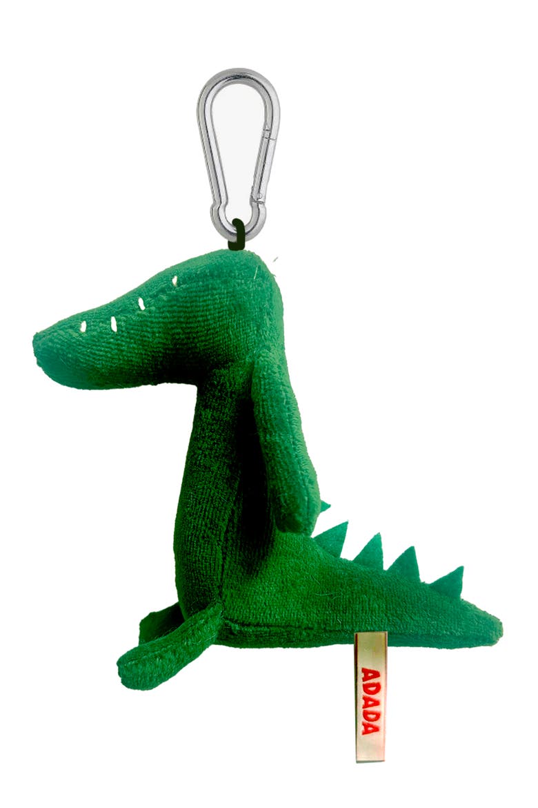 Key Charm Tony the Crocodile green, Alternate, color, Green