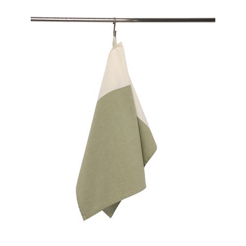 Kaf Home Rooted Sustainable All Purpose Kitchen Towel In Sequoia
