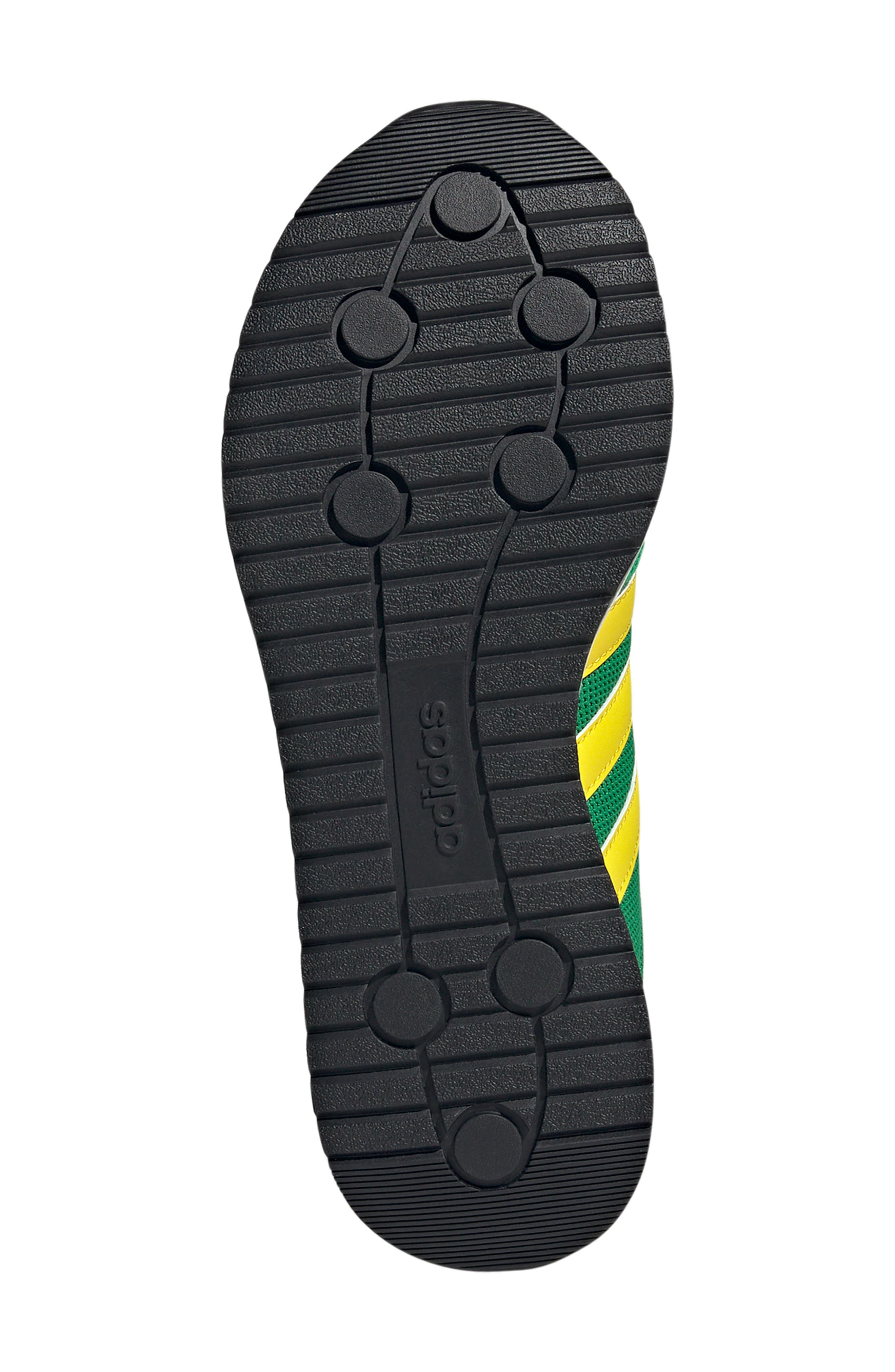 Run 72 Sneaker, Alternate, color, GREEN/ YELLOW/ OFF WHITE
