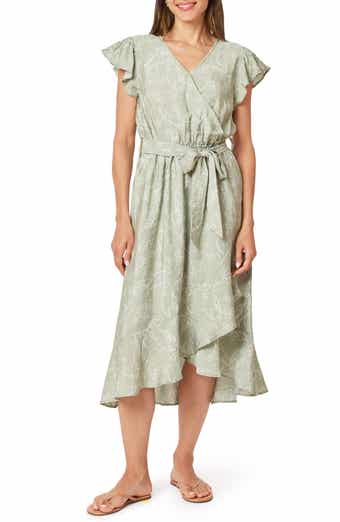Ariel Satin Midi Dress