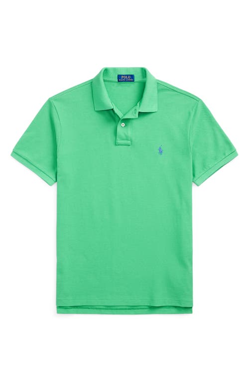 Polo Ralph Lauren The Iconic Solid Green Cotton Piqué Polo