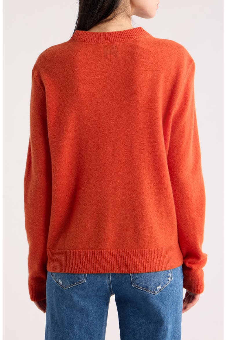 Cashmere Oversize Sweater, Alternate, color, CHILI MANGO