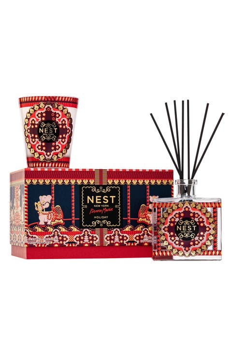 Pierre Marie Holiday Candle & Reed Diffuser Set