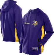 New Era Men's New Era  Purple Minnesota Vikings Combine Authentic Raglan Scuba Full-Zip Hoodie