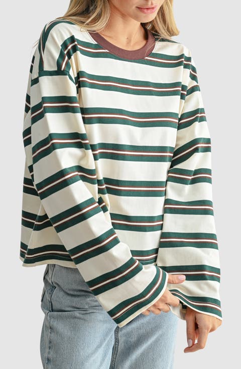 Striped Long Sleeve T-Shirt