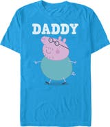 Peppa Pig Men's Peppa Pig Daddy Pig Portrait Graphic T-Shirt