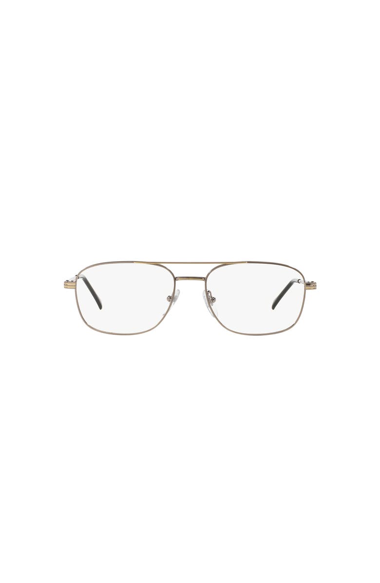Sferoflex 56mm Square optical glasses, Alternate, color, Gold