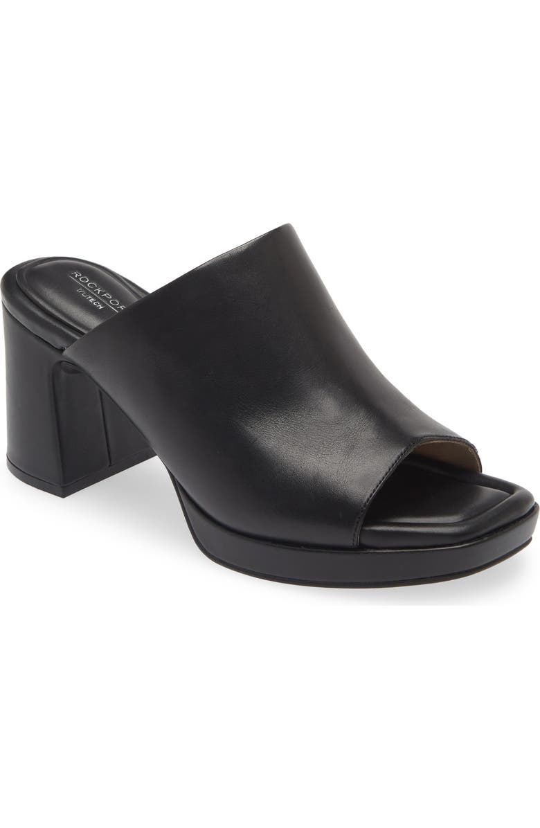 Rockport Aurielia Block Heel Slide Sandal, Main, color,