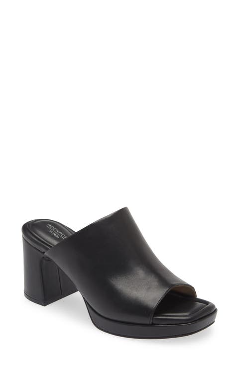 Aurielia Block Heel Slide Sandal (Women) (Wide Width Available)