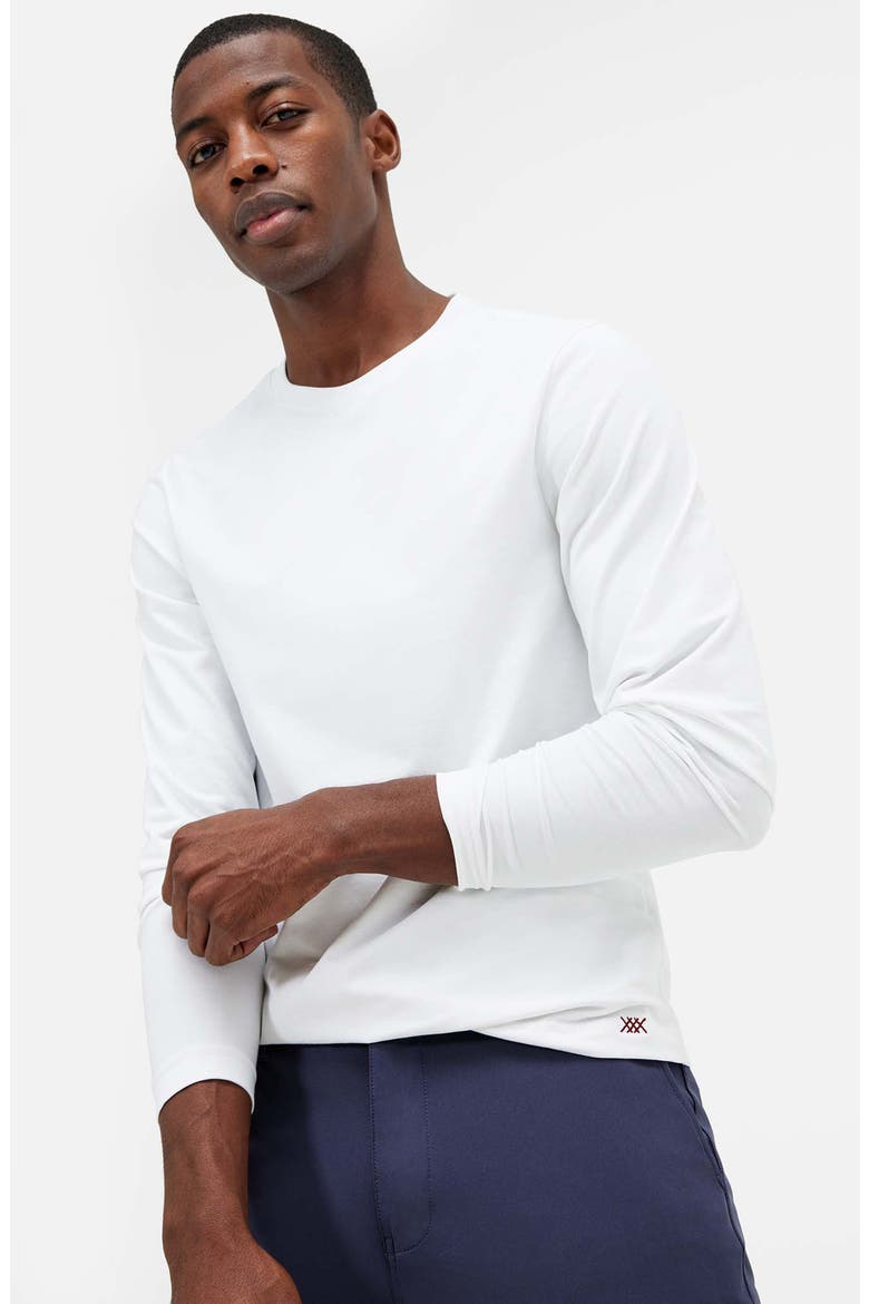 Element Long Sleeve Organic Cotton Blend T-Shirt, Alternate, color, BRIGHT WHITE