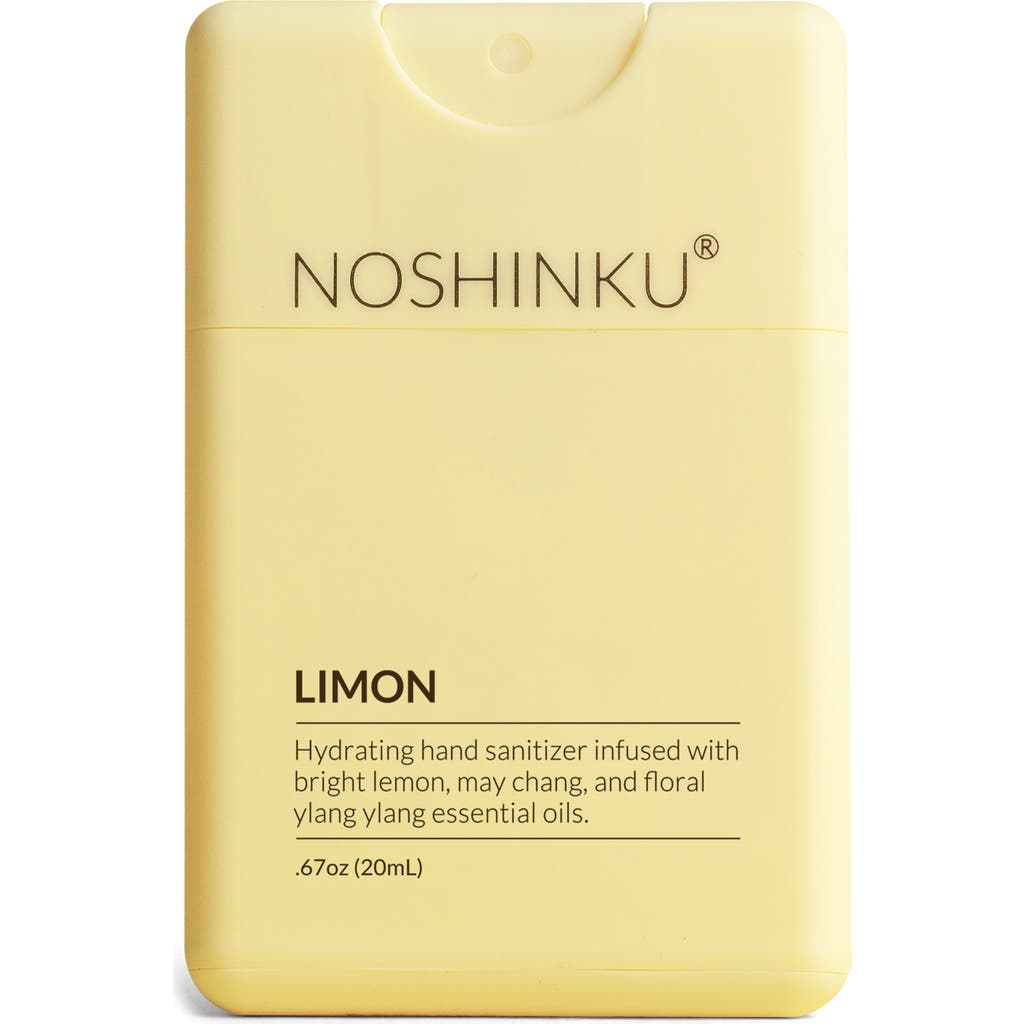 Noshinku Refillable Limon Hydrating Hand Sanitizer Spray In Yellow