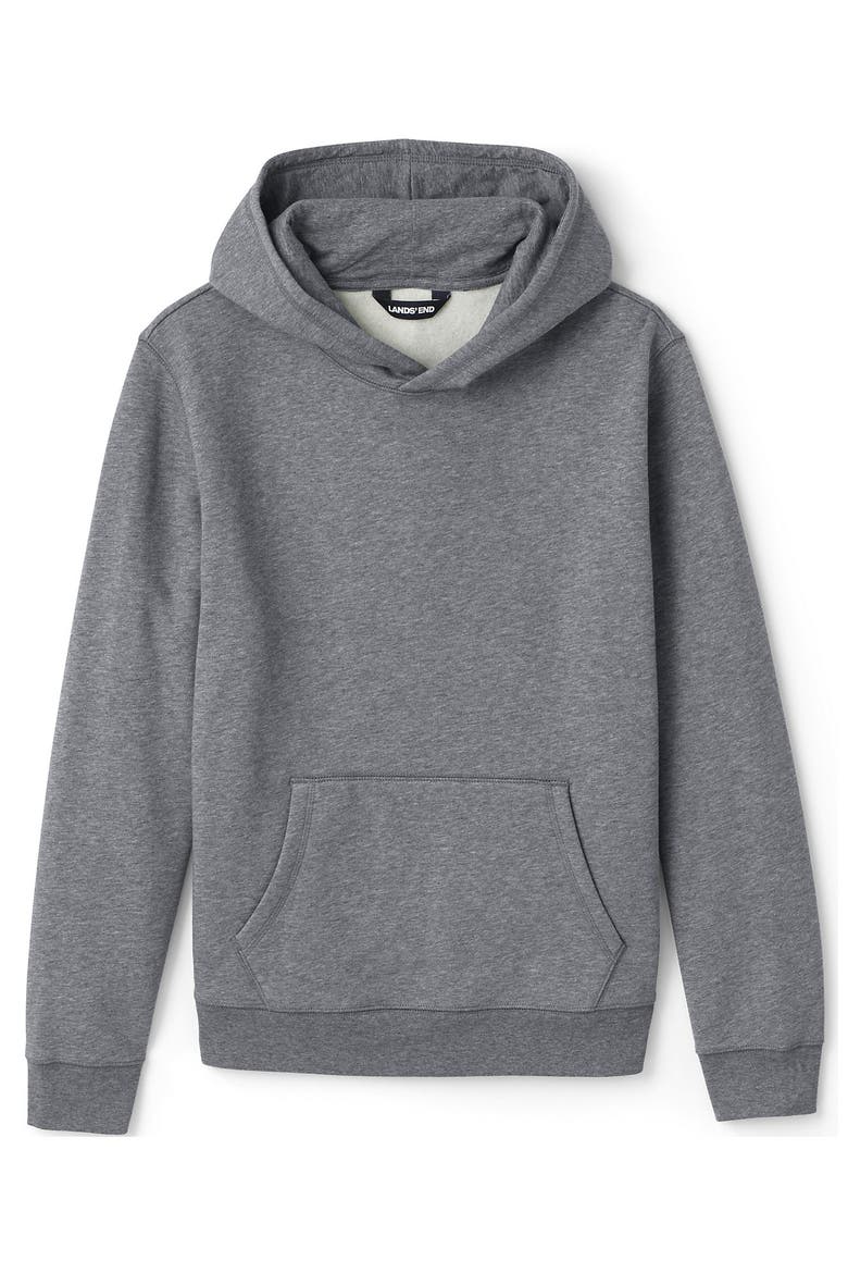 School Uniform Adult Hooded Pullover Sweatshirt, Main, color, Pewter Heather