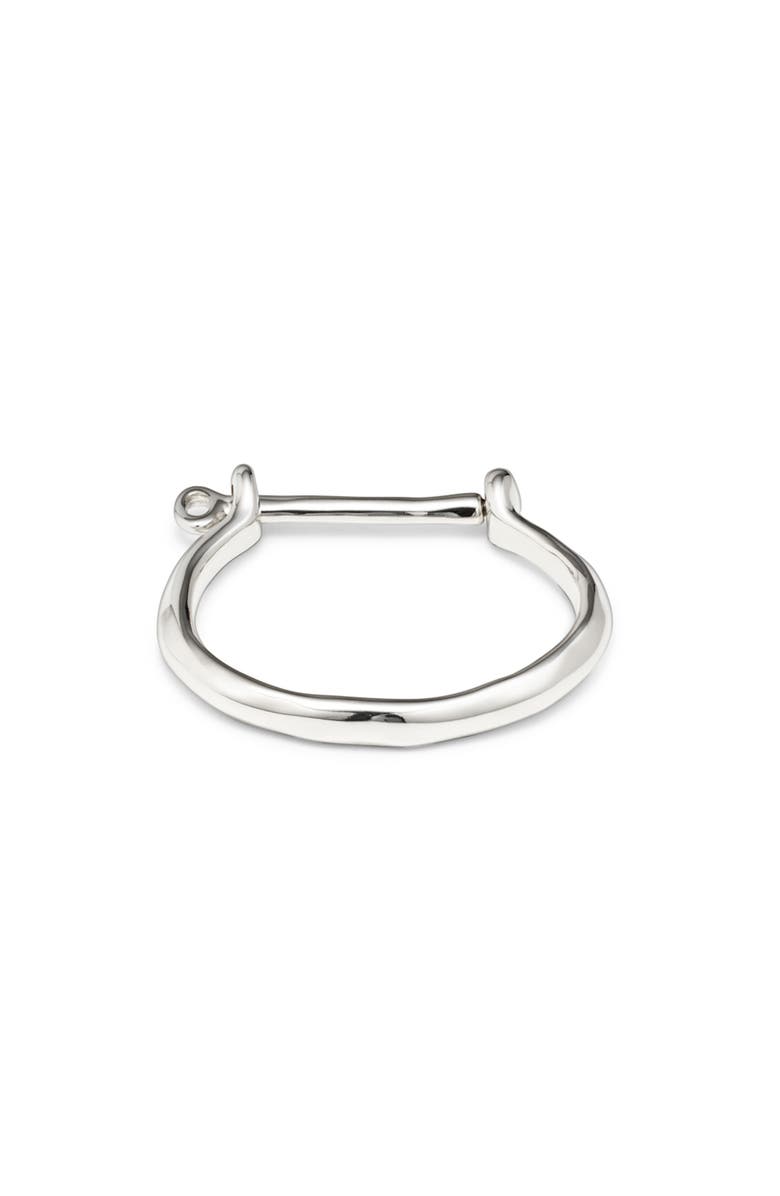 UNODE50 Minimalist Bangle Bracelet, Main, color, Silver