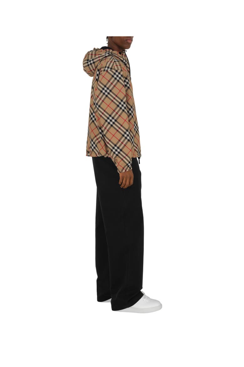 Reversible Check Jacket, Alternate, color, Sand beige