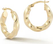 GLAZE JEWELRY Twisted Hoop Earrings