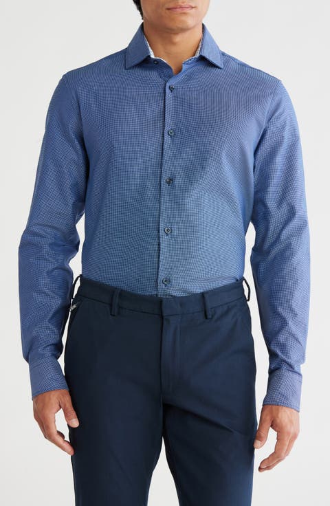Slim Fit Cotton Dress Shirt