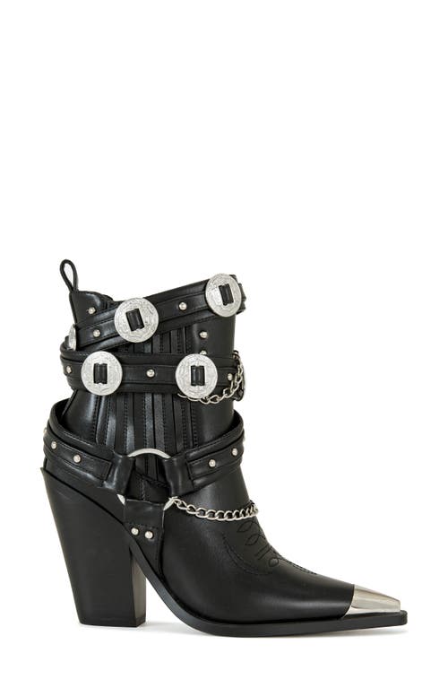 Azalea Wang Riggins Studded Bootie In Black