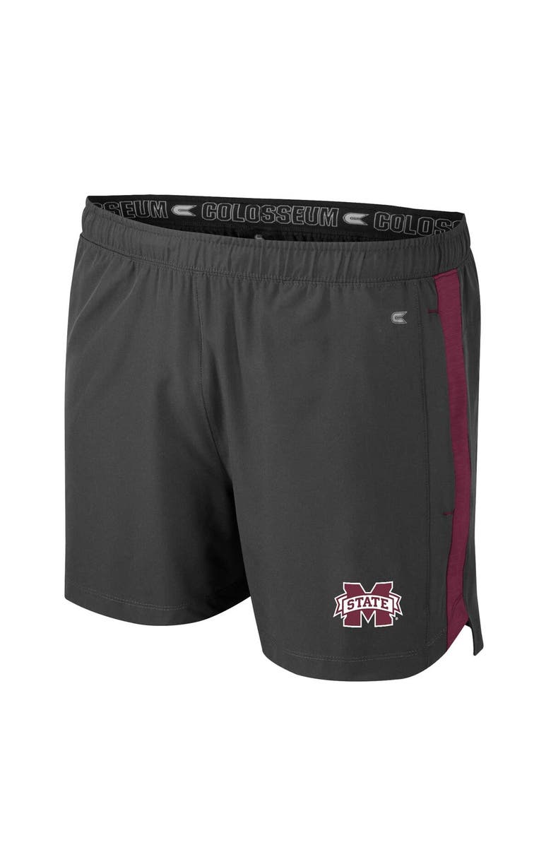 COLOSSEUM Men's Colosseum Charcoal Mississippi State Bulldogs Langmore Shorts, Alternate, color, Charcoal