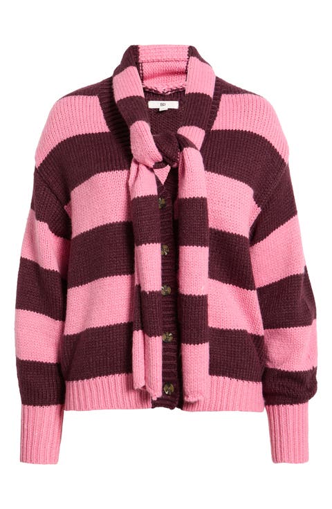 Neck Tie Cardigan