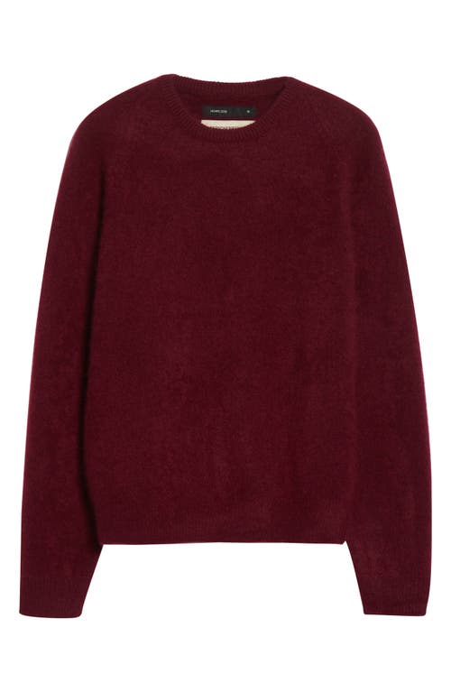 Frenckenberger Cashmere & Silk Sweater In Burgundy