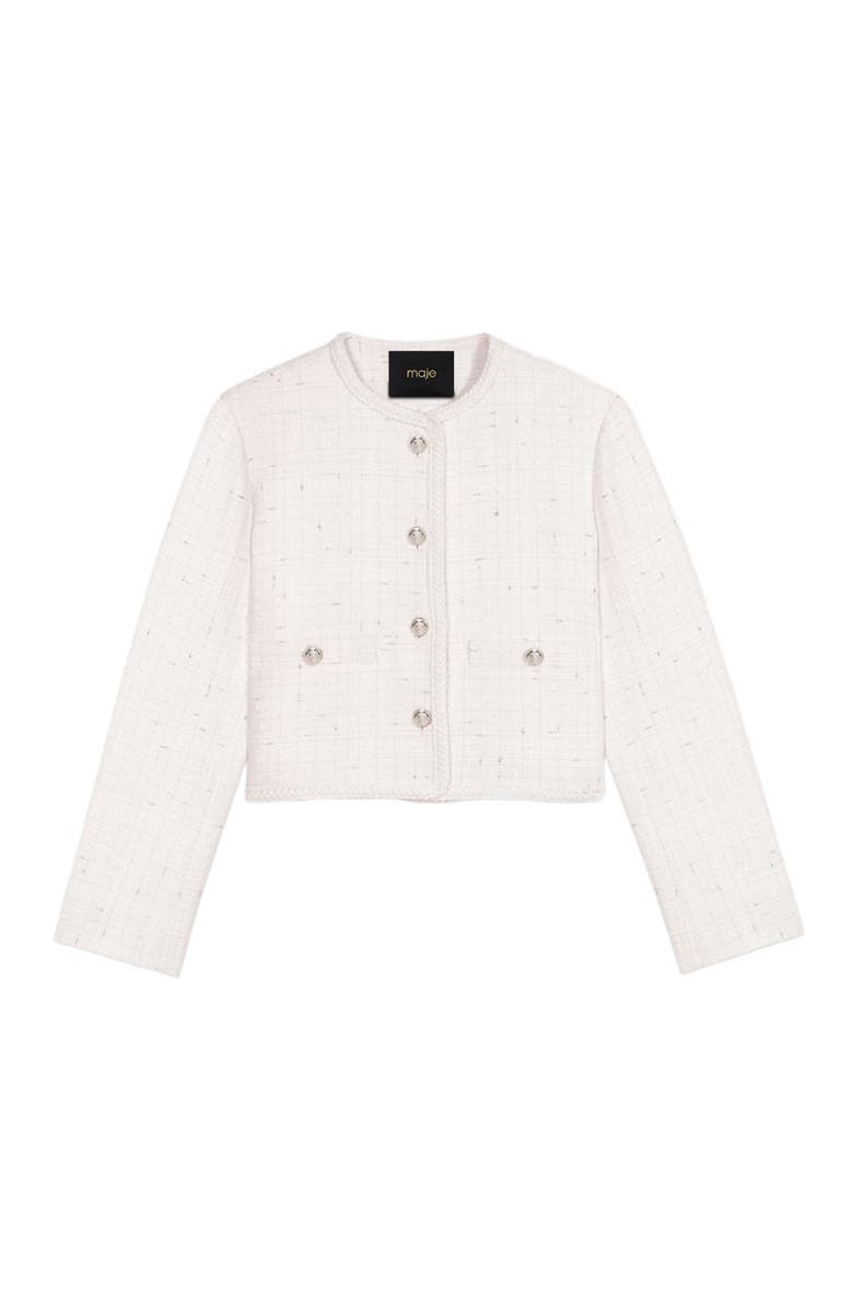 maje Tweed jacket, Alternate, color, 