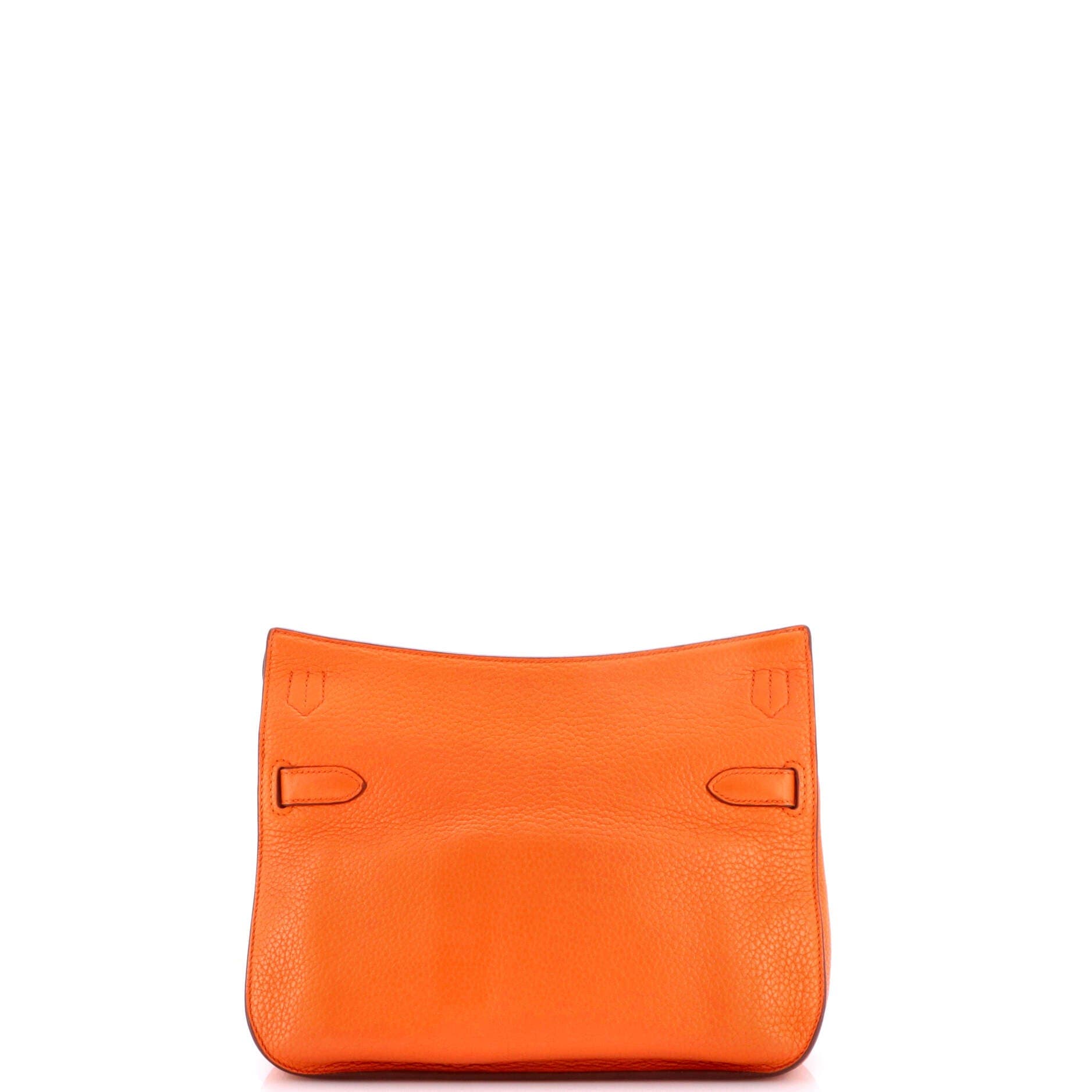 Pre-Owned Hermes Jypsiere Bag Clemence 28, Alternate, color, Orange H