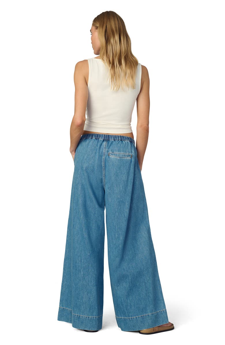 Joe's Jeans The Ruched Palazzo Wide Leg Jeans, Alternate, color, Curious