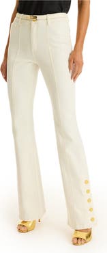 The Noli Shop Veronica Button Jean- Petite