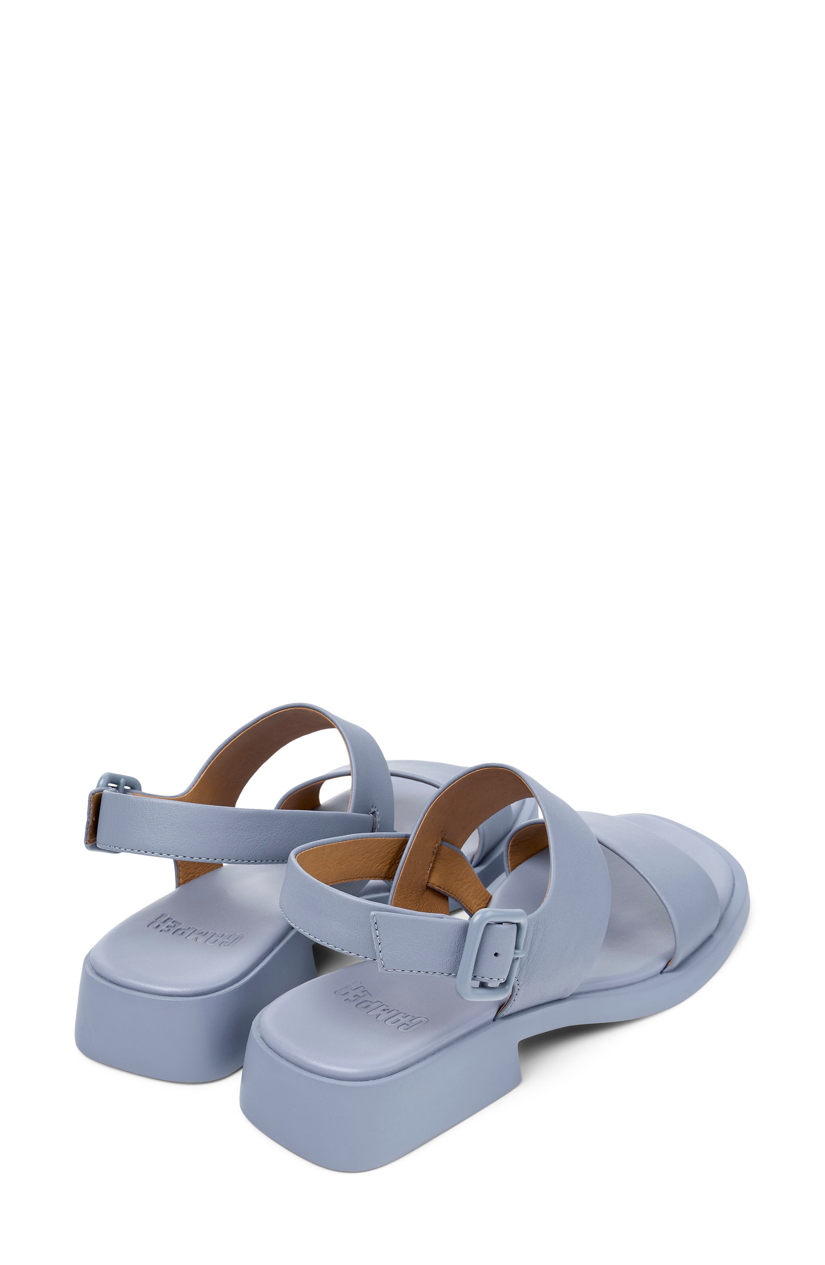 Camper Dana 2-Strap Sandal, Alternate, color, Light Pastel Blue