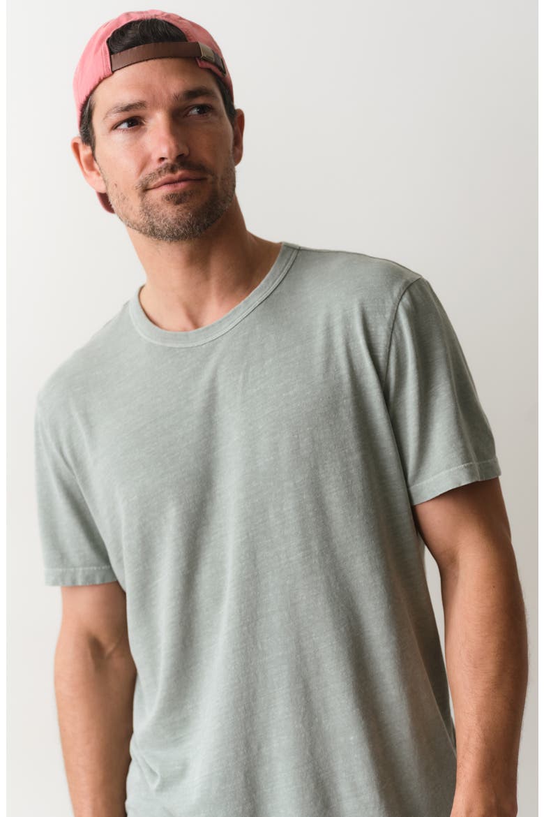 Relaxed Hemp & Cotton T-Shirt, Alternate, color, ICEBERG GREEN