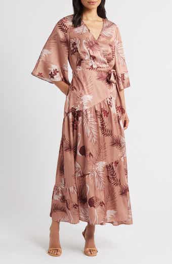 CIEBON Qwynn Flutter Sleeve Maxi Dress