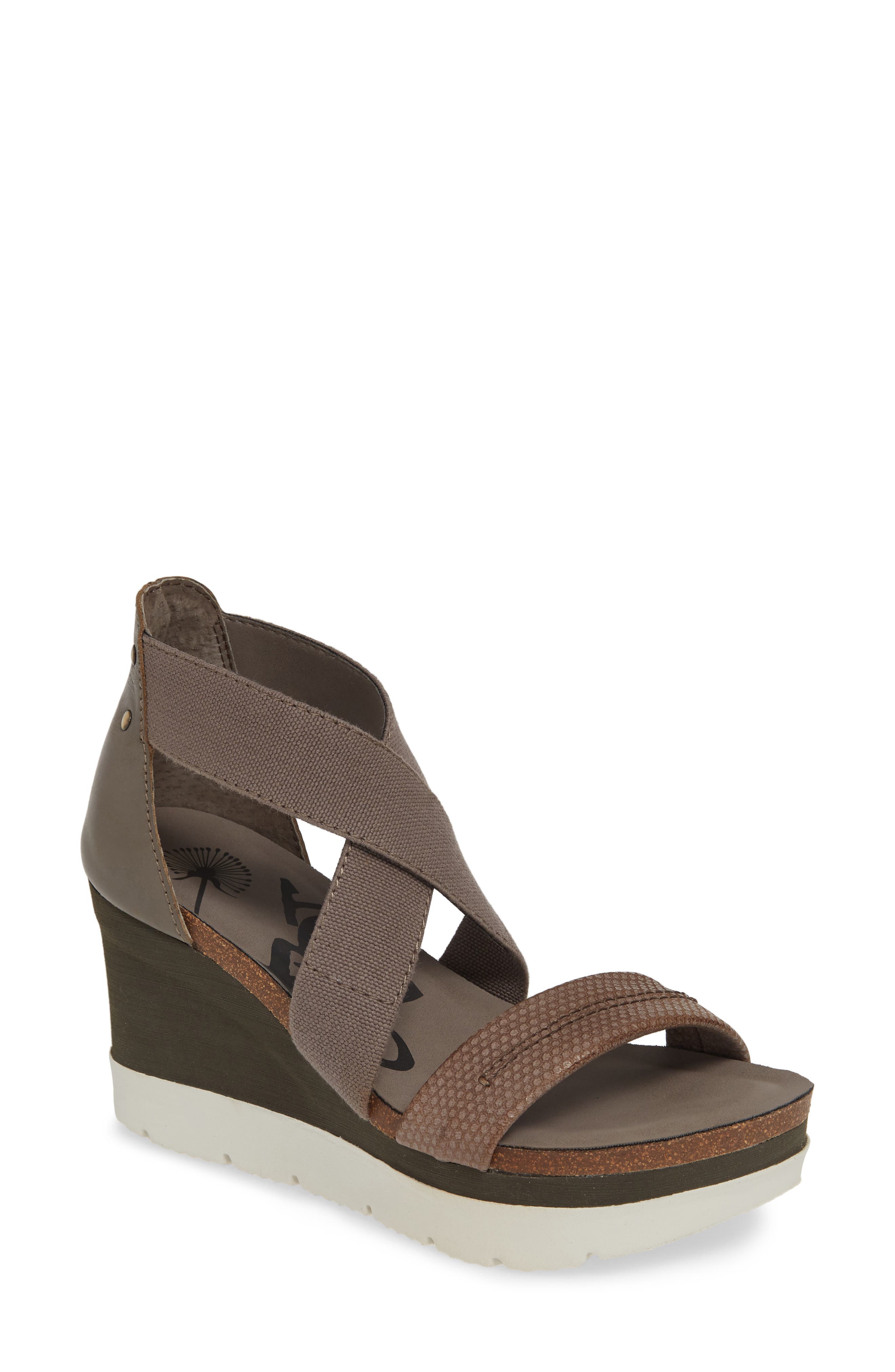 OTBT Half Moon Wedge Sandal, Main, color, 