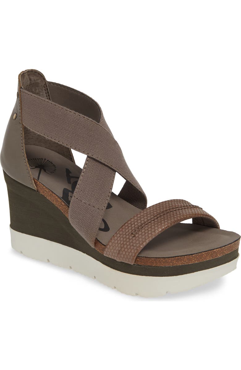 OTBT Half Moon Wedge Sandal, Main, color,