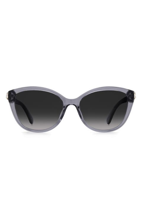 hensley 55mm cat eye sunglasses