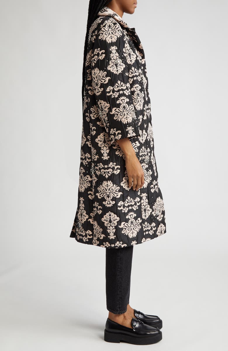 Cinq à Sept Haisley Embellished Brocade Coat, Alternate, color, 