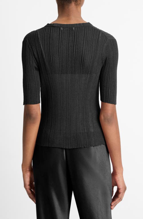 VINCE VINCE DOUBLE LAYER RIB TOP 