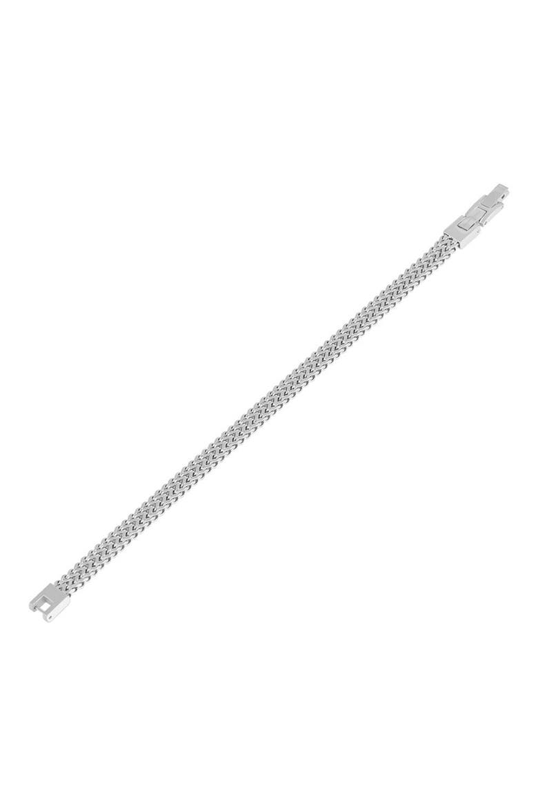 Franco Chain Bracelet, Alternate, color, SILVER