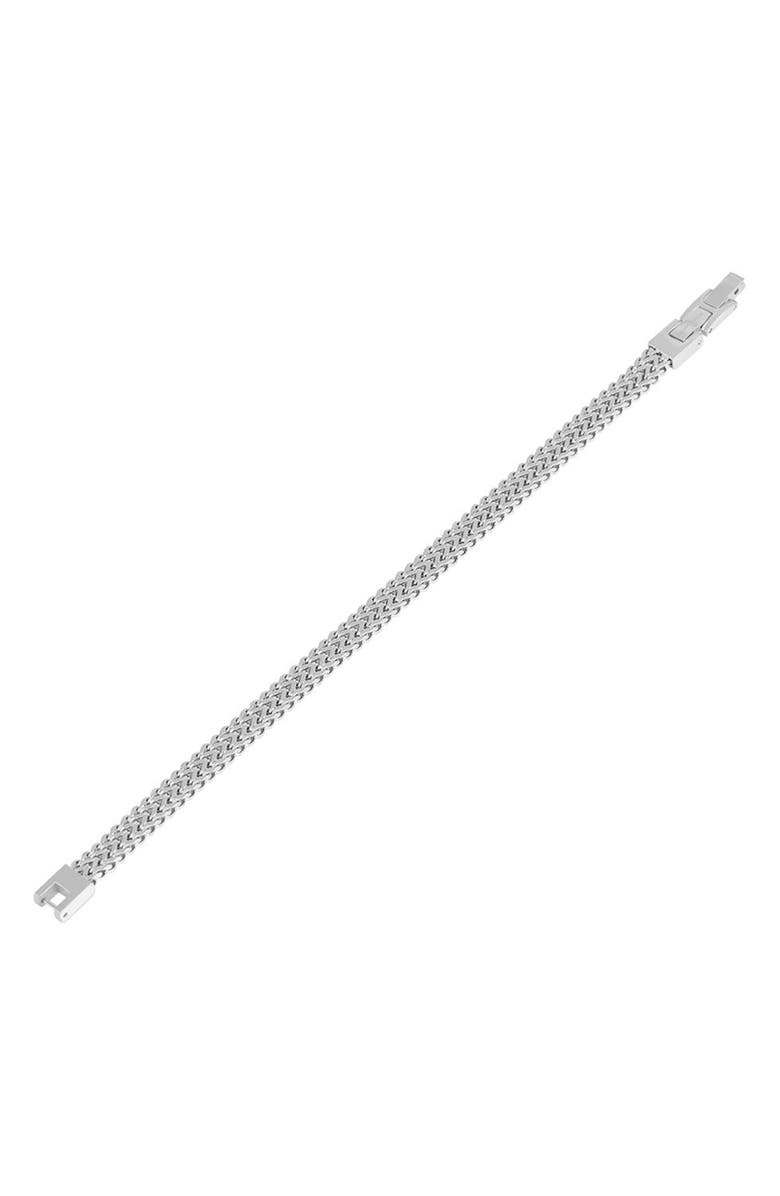 GEOFFREY BEENE Franco Chain Bracelet, Alternate, color, Silver