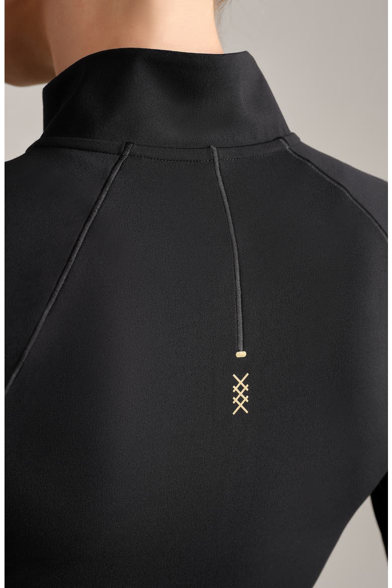 Revive Quarter Zip Pullover, Alternate, color, PURE BLACK