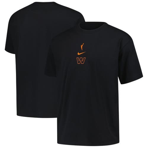 Nike Unisex Black Wnba Logowoman Premium Essential T-shirt