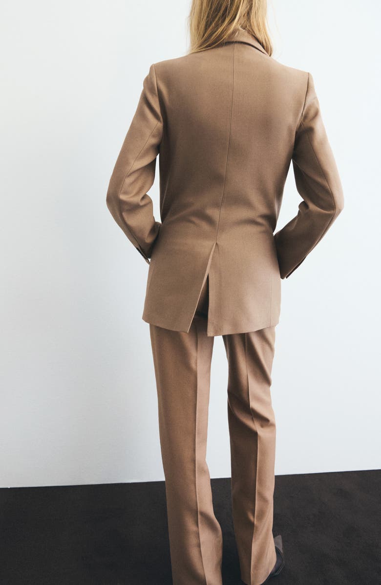 MANGO Natalie Pants, Alternate, color, Medium Brown