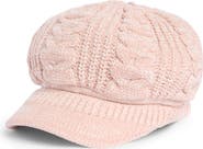 Vince Camuto Tweed Chenille Cable Stitch Cab Hat