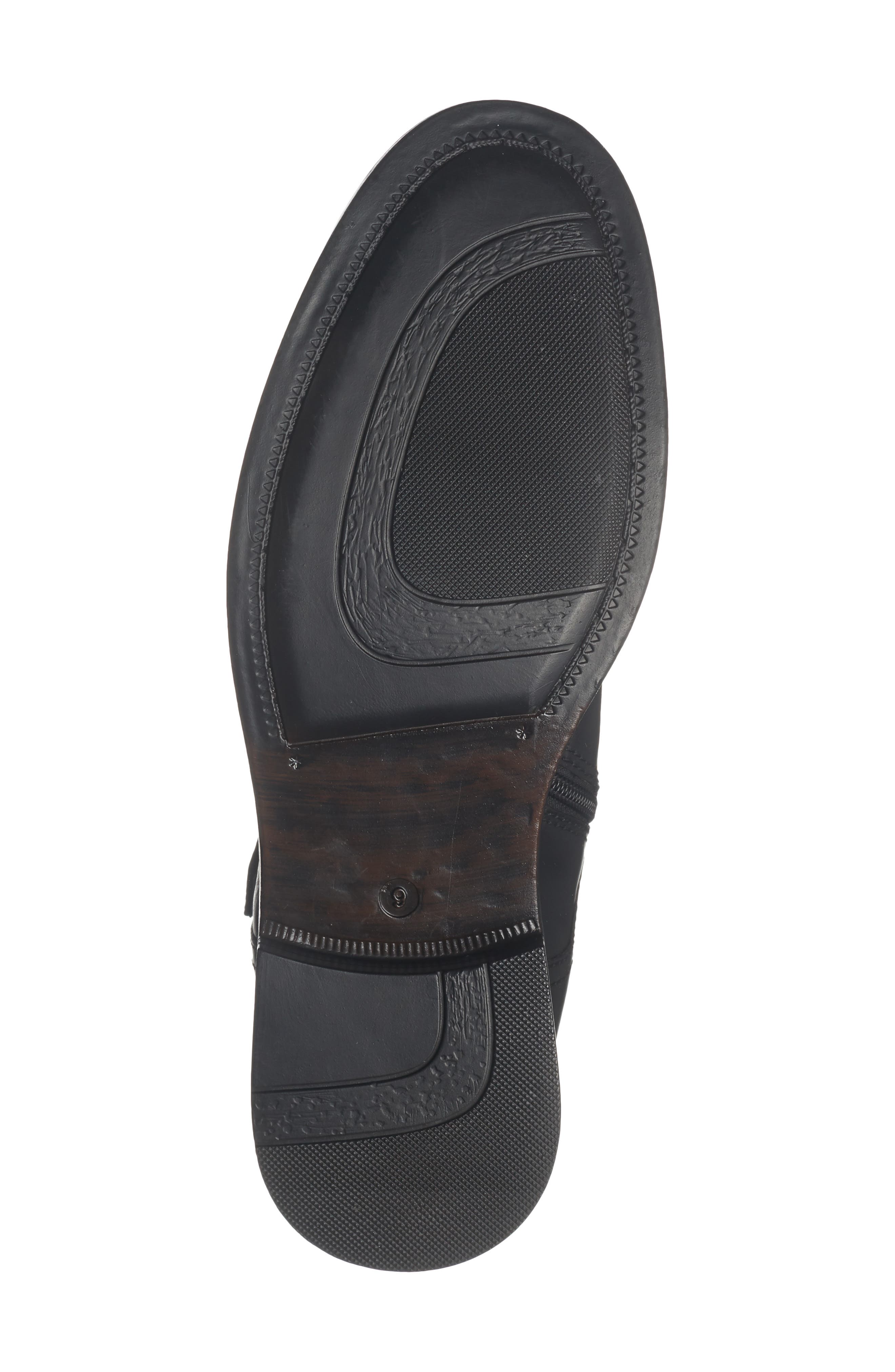 Steve Madden Lisbon Buckle Boot, Alternate, color, Black