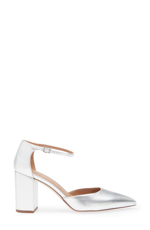 Nordstrom Rack Prisha Pointed Toe Pump In Silver Metallic