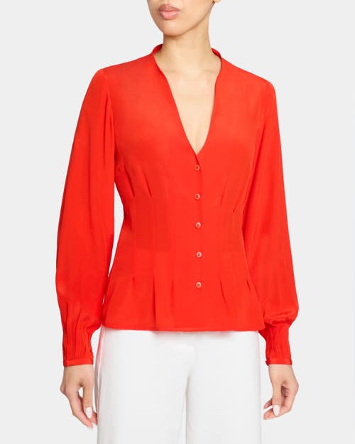 Santorelli Winnie Long Sleeve Buttoned Blouse