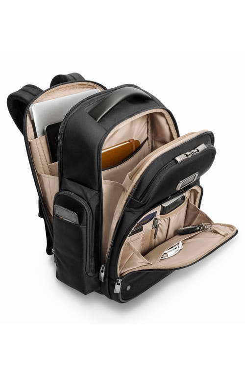 Briggs & Riley Large Work Cargo Backpack In Black